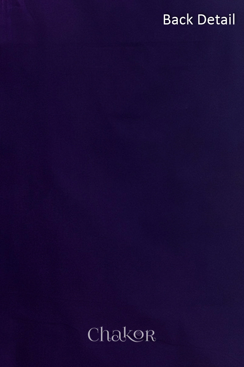 Close-up of plain back of the kurta fabric with Chakor brand watermark. Text reads back detail.

