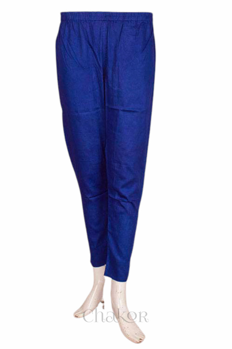 Pant of Green Bandhani Cotton Tunic and Blue Pant with Dupatta, Handcrafted in Kutch with traditional design and hand embroidery.